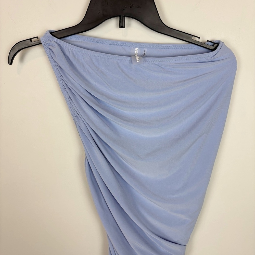 Norma Kamali X REVOLVE Diana Gown in Celestial Blue Size S - Picture 3 of 11